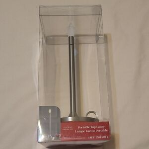 Portable Tap Lamp- Silver